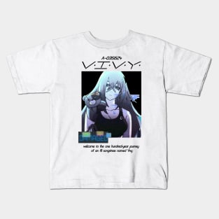 Vivy: Fluorite Eyes Song ''DAMAGED'' V2 Anime Manga Kids T-Shirt